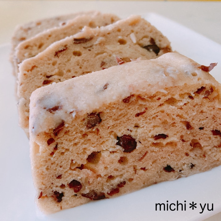 レンジで3分 発酵あんこ入り米粉蒸しパン
